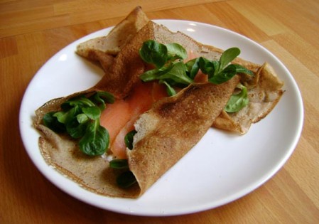 Crêpes au saumon fumé Crêpes au saumon fumé